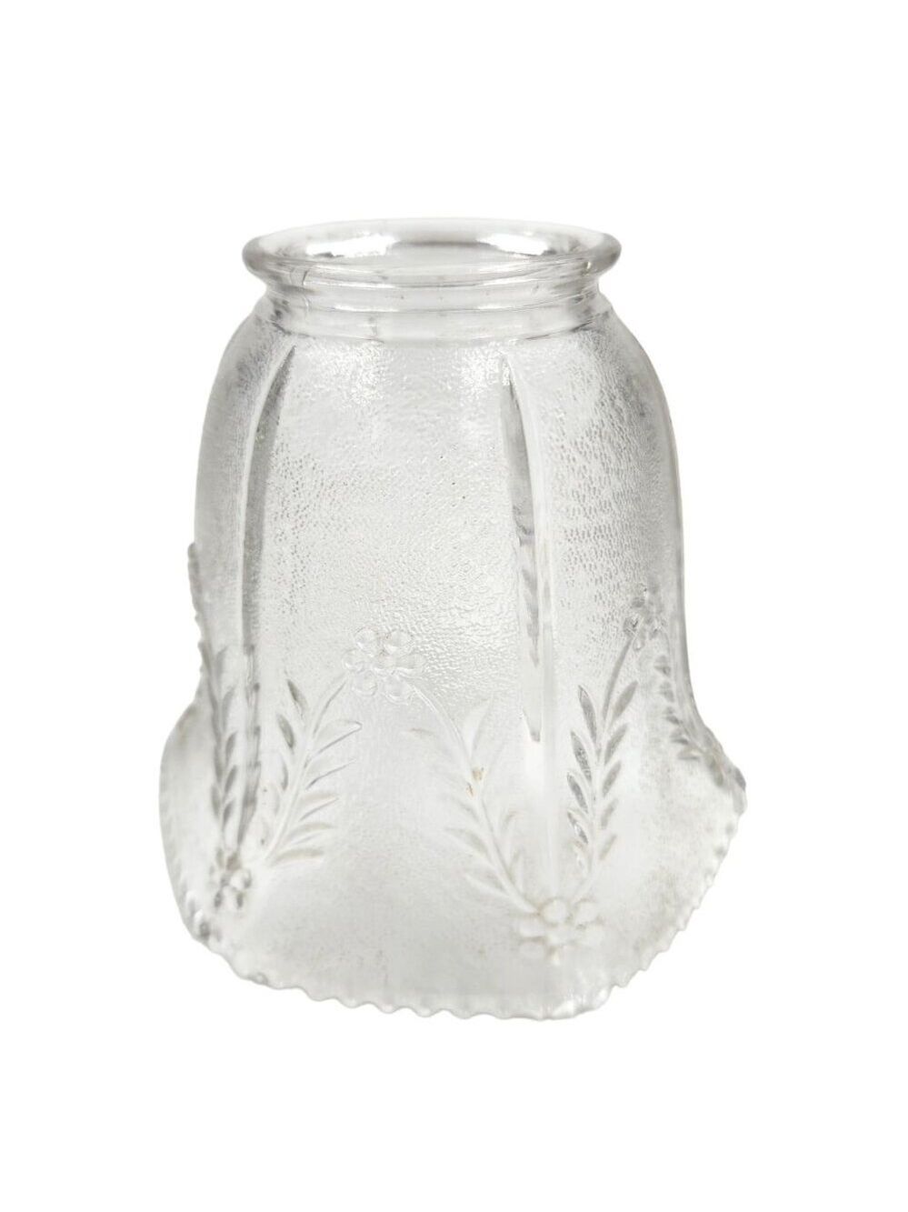 Vintage  Revival Summer Wheat Pattern with scalloped edge, Glass Lamp shade